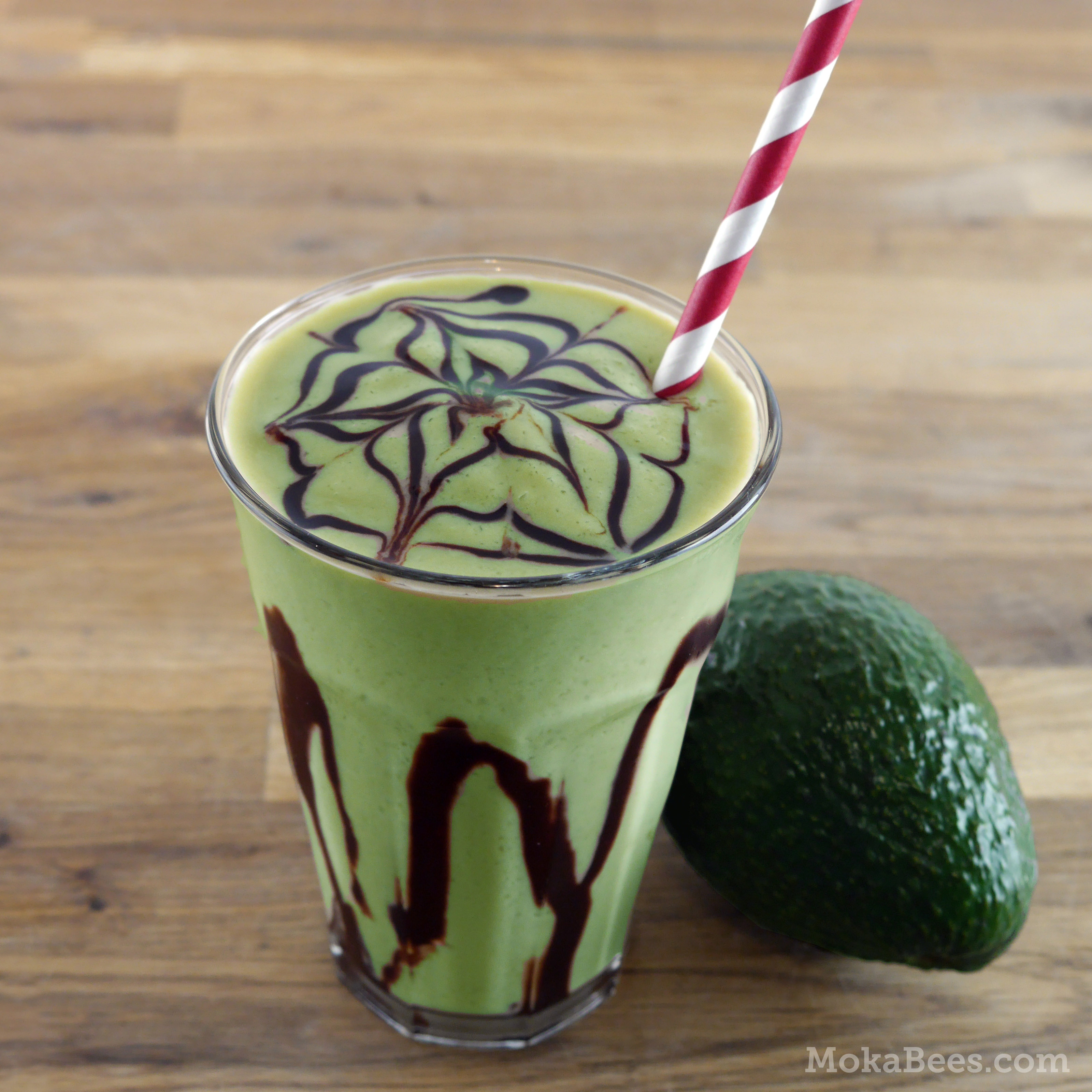 Coffee Avocado Milkshake (Es Alpukat) 